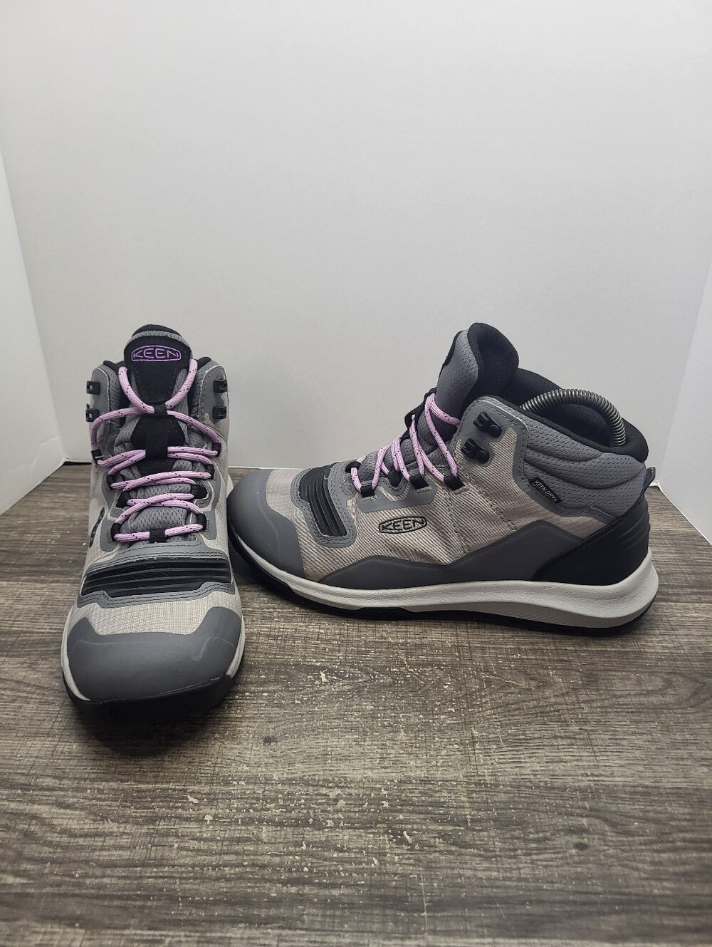 Keen Tempo Flex Waterproof Boots Steel Grey African Violet Women’s Size 9